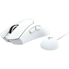 Razer Deathadder V4 Pro Wireless Gaming Mouse: 56g Lightweight Hyperspeed Wireless Gen 2 Optical Scroll Wheel Optical Switches Gen 4 Focus Pro 45k Sensor Gen 2 Up To 150 Hr Battery , White