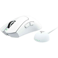 Razer Deathadder V4 Pro Wireless Gaming Mouse: 56g Lightweight Hyperspeed Wireless Gen 2 Optical Scroll Wheel Optical Switches Gen 4 Focus Pro 45k Sensor Gen 2 Up To 150 Hr Battery , White