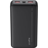 HAVIT PB92 Power Bank 20000mAh Dual Fast Charge 20W & 22.5W , Multiple USB A Outputs, USB Type C , LED Indicator, Triple Protection Charging for Compatible Devices - Black