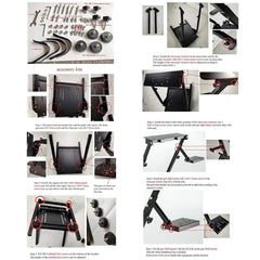 Racing Gameseat gyRacing Wheel Stand for Thrustmaster Gaming Wheels with racing accessories