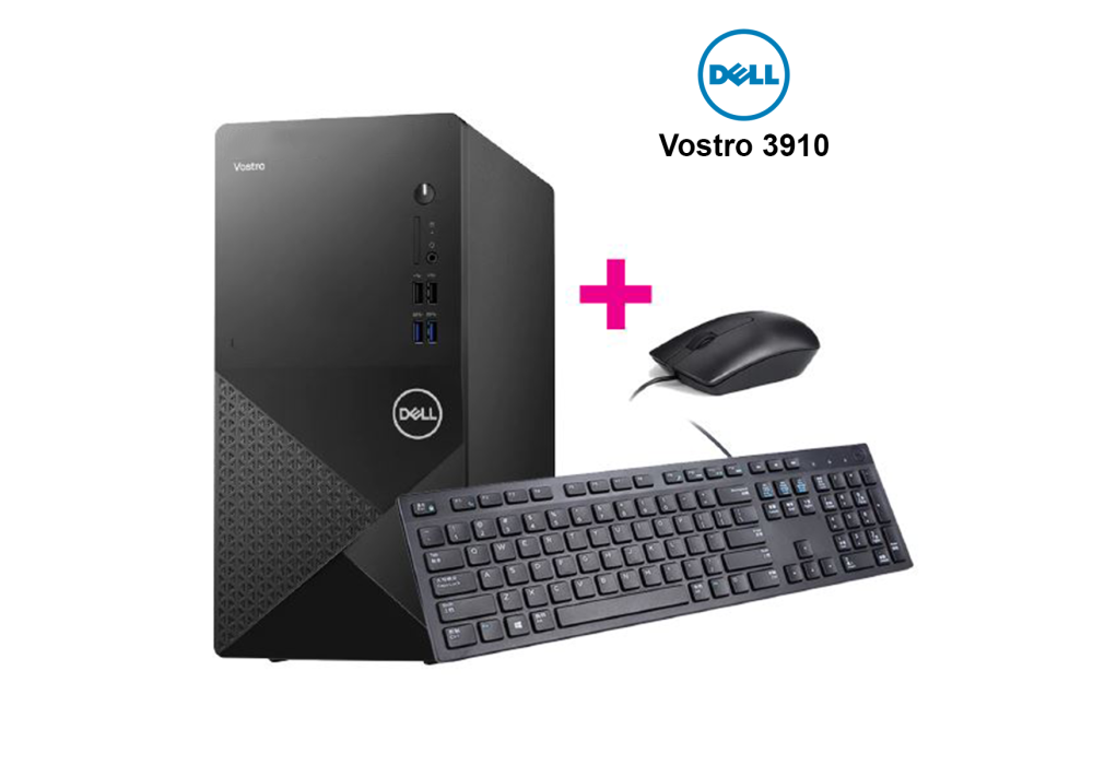 Dell Vostro 3910 - Intel Core I3-12100 8GB DDR4 Customized & 512 GB SSD Customized 12th Generation | (Wireless- Bluetooth Integrated)