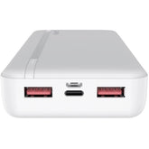 HAVIT PB92 Power Bank 20000mAh Dual Fast Charge 20W & 22.5W , Multiple USB A Outputs, USB Type C , LED Indicator, Triple Protection Charging for Compatible Devices - White