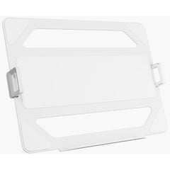 Arozzi Alzare Laptop Holder Mounting on a VESA 75x75 Monitor Arm up to 18" Laptops & Tablets Includes Protective Silicone Pads , White