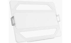 Arozzi Alzare Laptop Holder Mounting on a VESA 75x75 Monitor Arm up to 18" Laptops & Tablets Includes Protective Silicone Pads , White