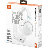 Jbl Tune 680 Nc Wireless On Ear Bluetooth Headphones With Adaptive Noise Cancelling Technology, Smart Ambient, 76 Hour Battery Life And Google Fast Pair/microsoft Swift Pair, White