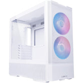 Lian Li Lancool 207 Mid Tower Case, 2x 140mm & 2x 120mm Pre Installed Fan, Up To 360mm Radiator & 8x Fan Support, Steel & 4mm Tempered Glass Support, White - CompuMe