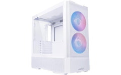 Lian Li Lancool 207 Mid Tower Case, 2x 140mm & 2x 120mm Pre Installed Fan, Up To 360mm Radiator & 8x Fan Support, Steel & 4mm Tempered Glass Support, White