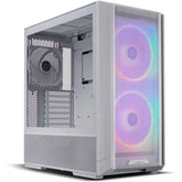Lian Li Lancool 216rw Mesh High Airflow Argb Mesh Front Panel W/ 3 Pwm Fans W/ Usb Type C White