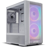 LIAN LI Lancool 216RW MESH High Airflow ARGB Mesh Front Panel with 3 PWM Fans with USB Type - C - White