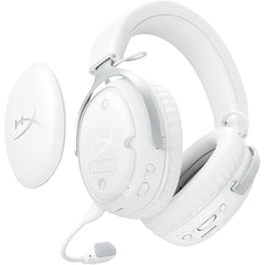 HyperX Cloud III S (2025) Wireless 2.4GHz & Bluetooth 53mm Angled Drivers Memory Foam Durable Frame 10mm Microphone up to 120-hour Battery For PC; Mac; PS5; Mobile; Switch - White
