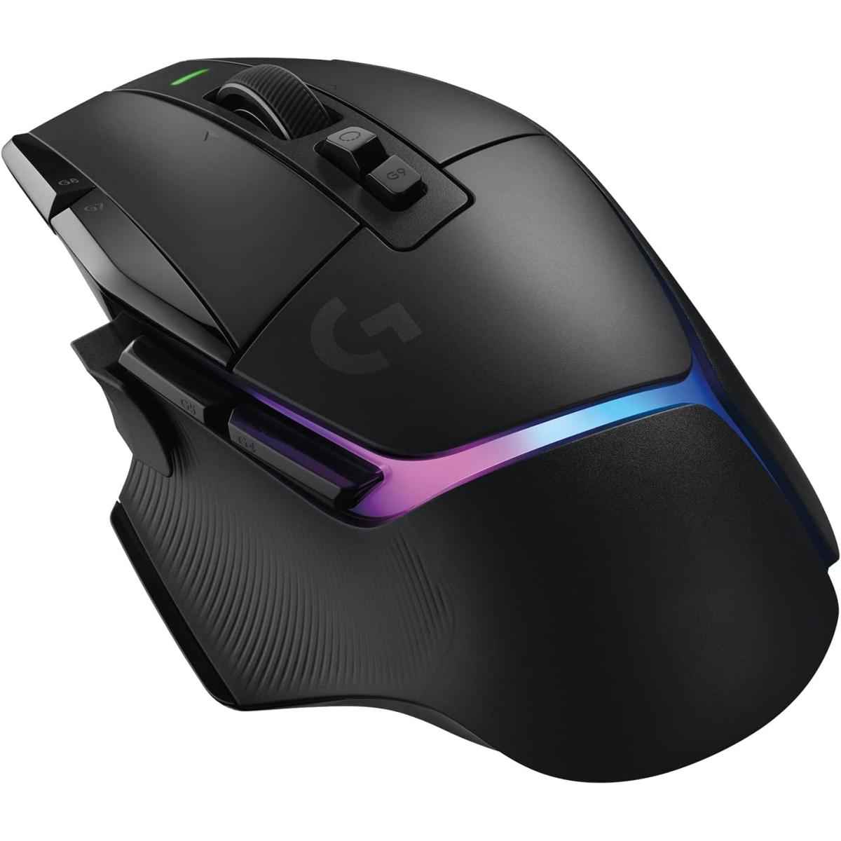 Logitech New G502 X Plus Hero 25k Sensor Lightspeed Wireless Optical W/ Lightforce Hybrid Switches Lightsync Rgb For Pc Macos & Windows , Black