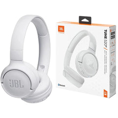 JBL Tune 520BT Bluetooth 5.3 On-Ear Headphones with JBL Pure Bass Sound & Hands-Free Calls 57-Hour Battery Life - White
