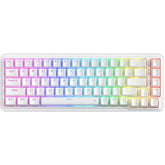 Redragon K709 NOVA 65% Wired Gasket RGB Gaming Keyboard, 68 Keys Hot-Swap Compa Mechanical Keyboard w/Free-Mod Socket, 3-Layer Noise Dampening & Dedicated Arrow Keys, Quiet Custom Linear Switch , White