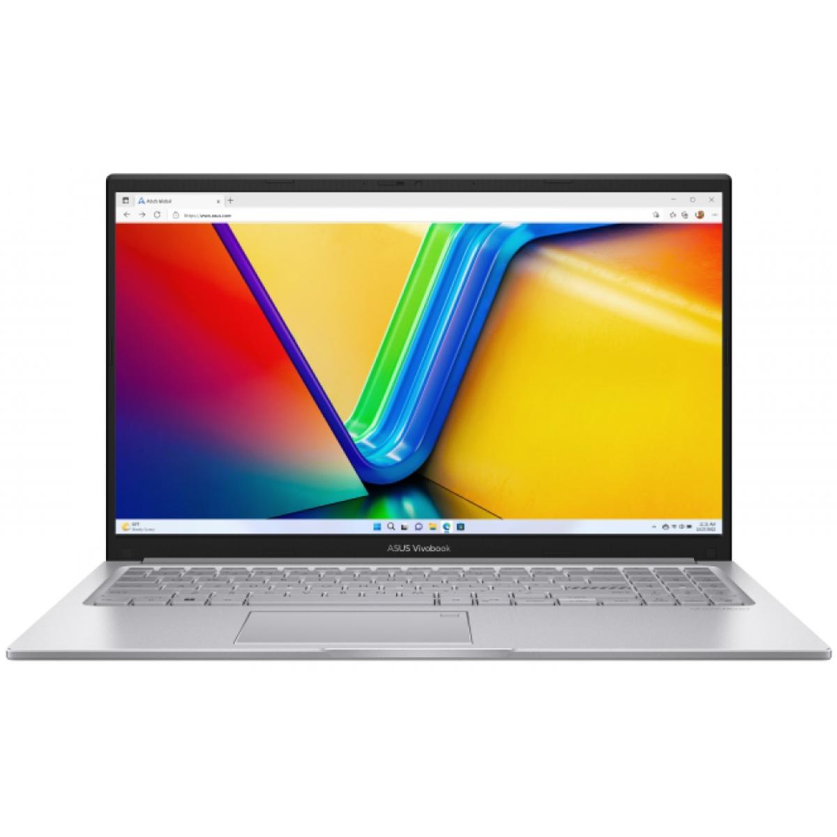 Asus VivoBook 15, 15.6" FHD, 13th Gen Intel Core i7-1355U, 8GB DDR4 Onboard RAM, 512GB M.2 PCIe NVMe, Intel® Iris® Xe Graphics, Silver Home & Light Use Laptop | X1504VA-NJ379 | - CompuMe Asus VivoBook 15, 15.6" FHD, 13th Gen Intel Core i7-1355U, 8GB DDR4 Onboard RAM, 512GB M.2 PCIe NVMe, Intel® Iris® Xe Graphics, Silver Home & Light Use Laptop | X1504VA-NJ379 | - CompuMe