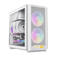GameMax F36 WH Micro-ATX Gaming Case