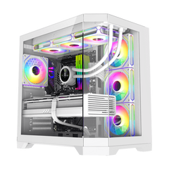 GAMEMAX HYPE-A White ATX ARGB GAMING CASE