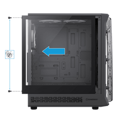 GameMax STARLIGHT 2 AB BLACK Gaming Case