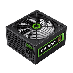 GameMax GP-500 500W 80+ Bronze Power Supply - Black