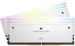 CORSAIR Dominator Titanium RGB 32GB (2 x 16GB) 288-Pin PC RAM DDR5 6000 (PC5 48000) Desktop Memory - White