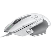 Logitech G502 X HERO 25K Sensor Wired LIGHTFORCE Hybrid Optical - Mechanical Primary Switches for macOS & Windows - White