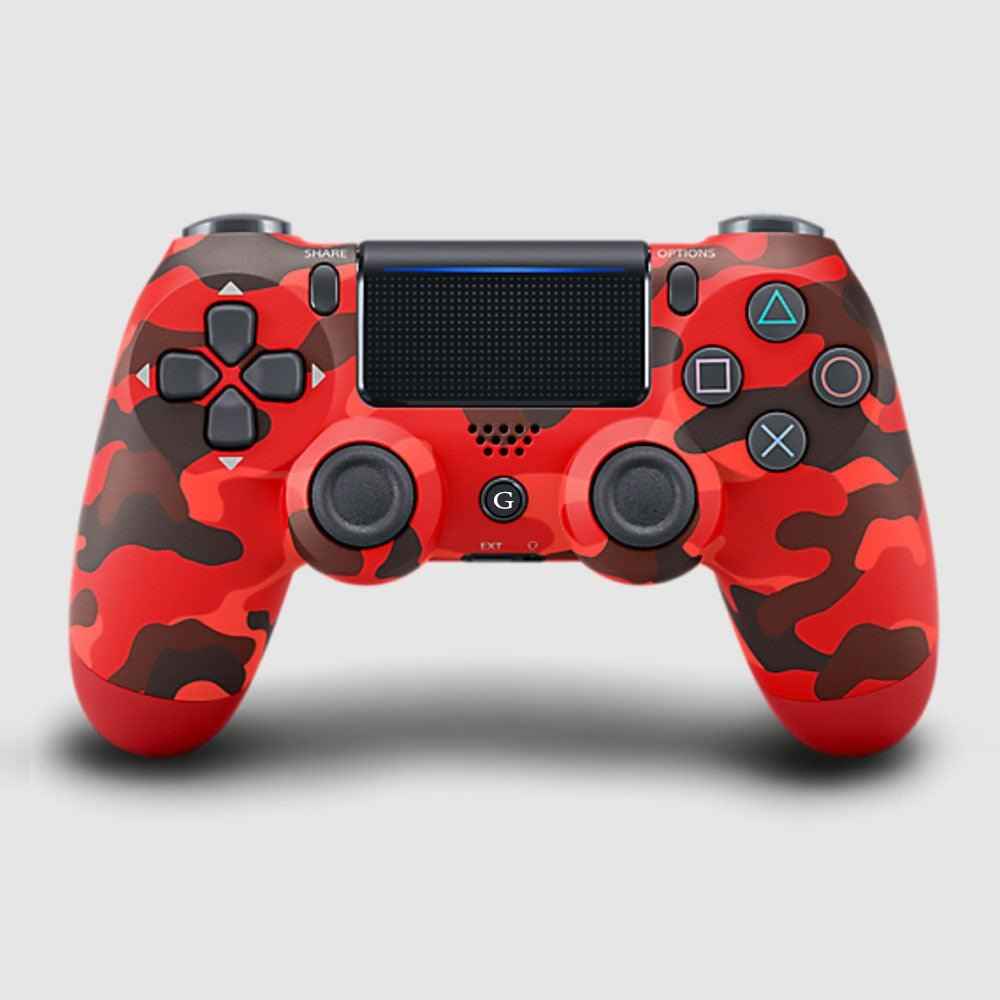Wireless BT Gamepad For PS4 Controller Como Red