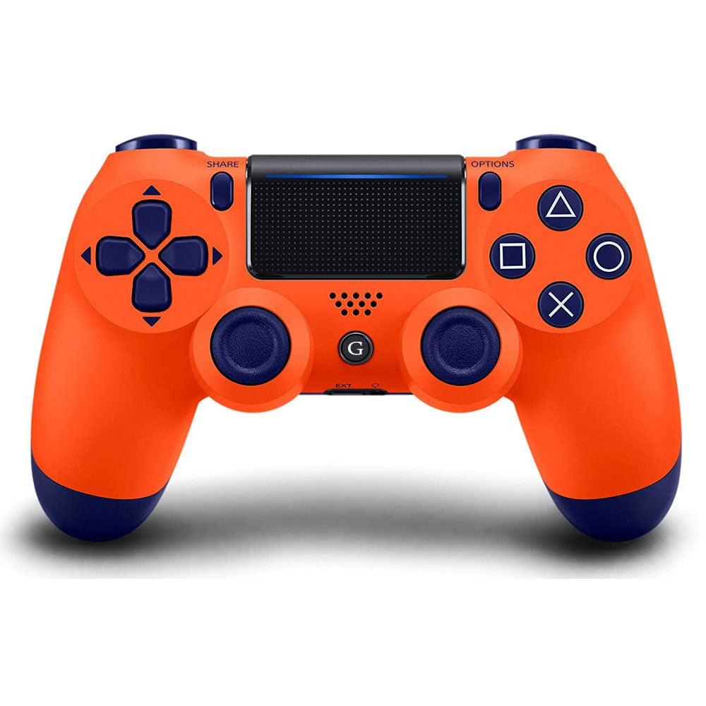 Wireless BT Gamepad For PS4 Controller Solid Orange - CompuMe