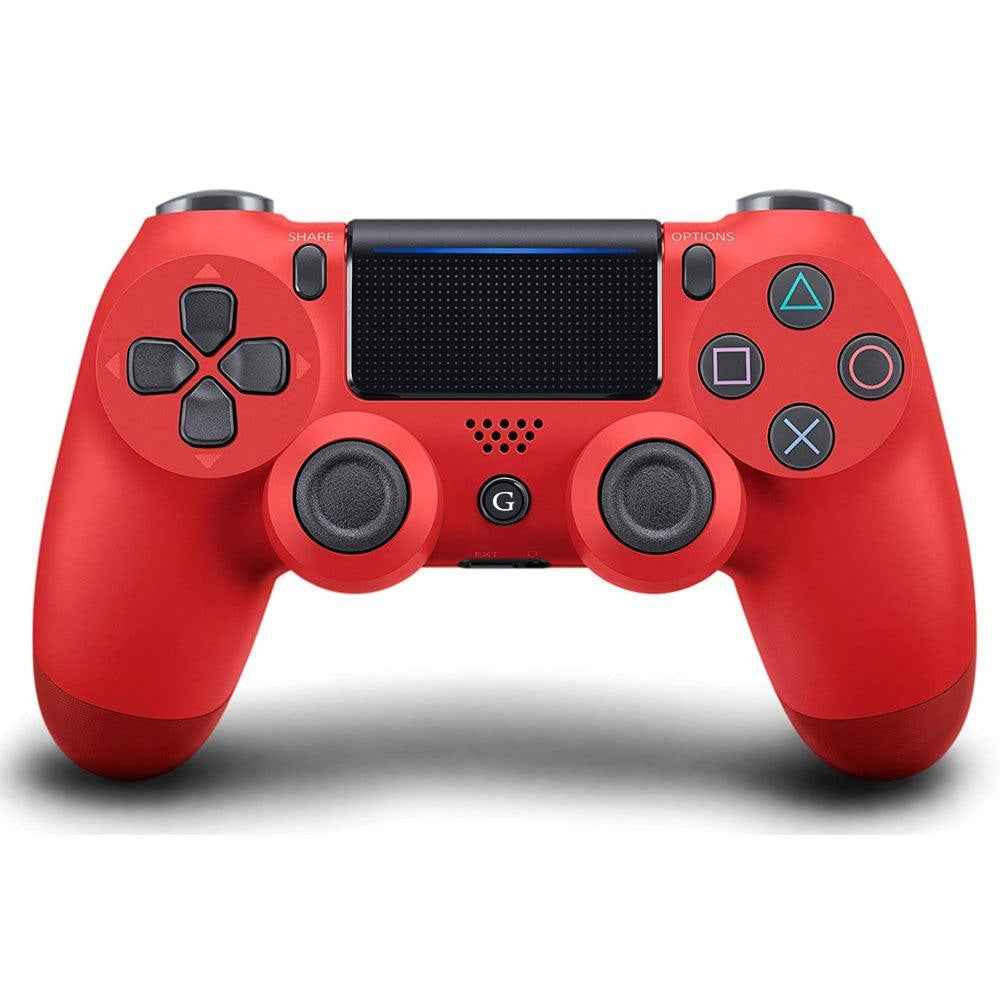 Wireless BT Gamepad For PS4 Controller Solid Red