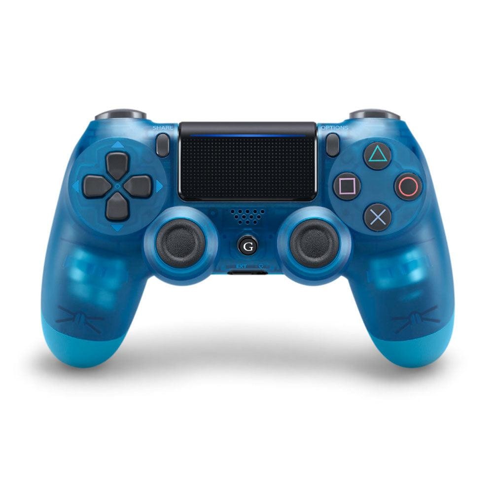 Wireless BT Gamepad For PS4 Controller Trans Blue - CompuMe