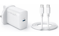 Anker Usb C Plug 20w Ultra Fast Wall Charger For Iphone, Ipad, Ipod And More (5 Ft Usb C To Usb C Cable Included) , White