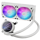 Asus Rog Ryuo Iii 240 Argb Aio Liquid Cooler 240mm For Intel & Amd 2x 120mm Argb Fans & Anime Matrix™ Led Display White - CompuMe