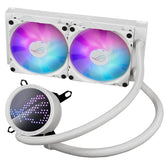Asus Rog Ryuo Iii 240 Argb Aio Liquid Cooler 240mm For Intel & Amd 2x 120mm Argb Fans & Anime Matrix™ Led Display White