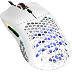 Glorious Model O 67g Superlight Honeycomb Mouse Rgb Usb Mouse Matte White - CompuMe