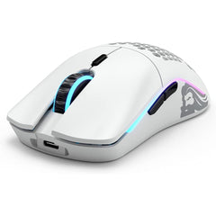 Glorious Model O Wireless 69g Superlight Honeycomb Mouse Rgb Mouse Matte White - CompuMe