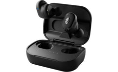 Skullcandy Grind In-Ear Integrated Voice Control Dual Noise-Reducing Mics 40 Hr Battery Skull-iQ Alexa Enabled For iPhone Android & Bluetooth Devices - True Black