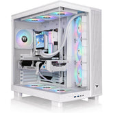 Thermaltake USB 3.0 ARGB PC case for desktop computer builds and component installation