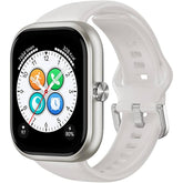 Honor Choice Watch| 1.95" Amoled Display | Bluetooth Calling | 120 Workout Modes | 5atm Swim Ready | Upto 12 Days Battery Life | Built In Multi System Gnss | Spo2, Heart Rate, Sleep Tracking , White