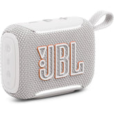 JBL Go 5 - Ultra-Portable Waterproof & Drop-Proof Speaker with JBL Legendary Sound & Ambient Edge Lighting, AirTouch Instant Stereo Pairing or Link Multiple Compatible Speakers via Auracast™ (White)