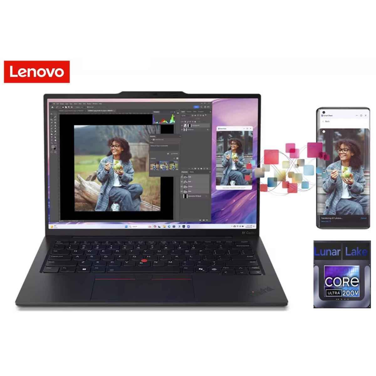 Lenovo New Thinkpad X1 Carbon Gen 13 Aura Edition (2025) Intel® Ultra 7 Gen Ii 258v 8 Core Copilot+ Pc Featherlight <1kg Long Battery Life W/ Touch Screen & 3 Years Warranty
