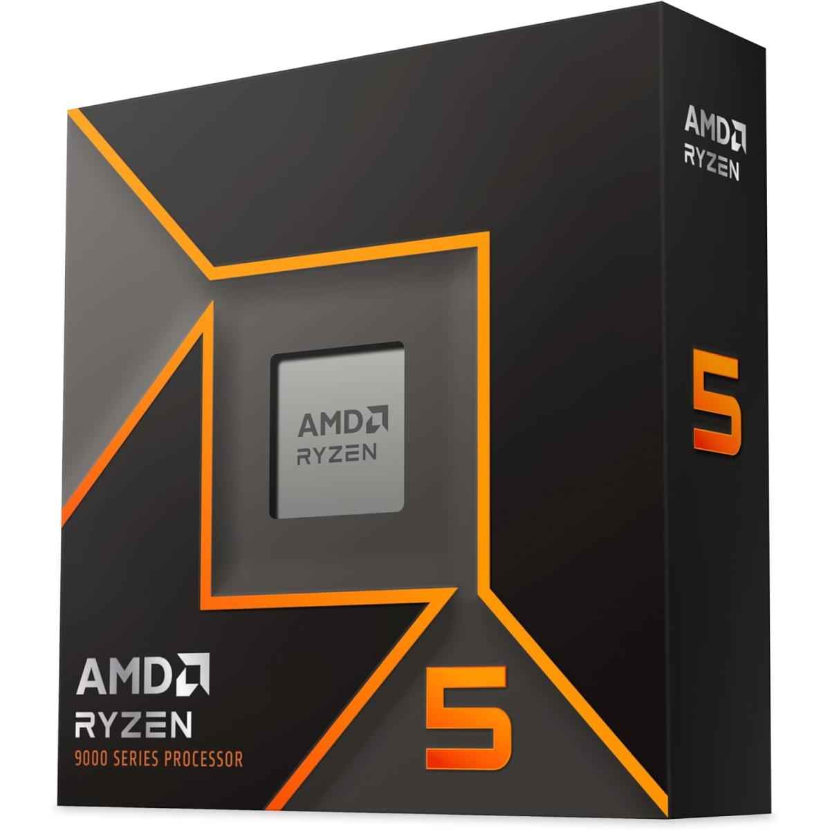 Amd Ryzen 5 9600x 6 Core 3.9ghz (5.4 Ghz Max Boost) 38mb Cache Am5 Desktop Processor , Box