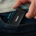 Kingston XS1000 SSD External Pocket-sized 1TB With USB-C to USB-A Cable