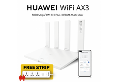 HUAWEI WiFi AX3 (Dual-Core) 3000 Mbps Wi-Fi Router, Wi-Fi 6 Plus Revolution, OFDMA Multi-User Technology, Multi-Mode Dual Bands, Huawei HomeSec