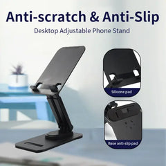 Jmary Mk 62 360 Desktop Phone And Tablet Stand 360 Degree Rotating Foldable