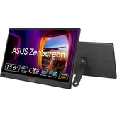 Asus Mb169ck Zenscreen 16” Ips Full Hd Portable Usb Monitor , Dual Usb C, Mini Hdmi, Eye Care, Flicker Free, Blue Light Filter, Anti Glare Surface, 360° Kickstand,black