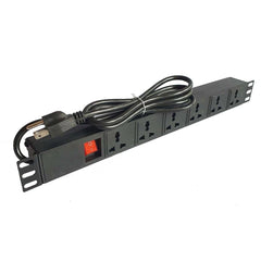 Universal 6-Port PDU Power Distribution Unit For Cabinets