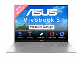 NEW 2025 Laptop ASUS Vivobook S16 Light-Wight Intel Core Ultra 7 Processor 255H Intel Arc Graphics AI Boost NPU up to 13TOPS 16GB DDR5 1TB M.2 16-inch FHD+ IPS 144Hz - Cool Silver
