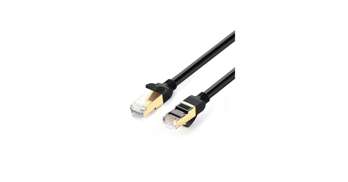 UGREEN CAT7 F/FTP Pure Copper Cable – 5M Black UGREEN CAT7 F/FTP Pure Copper Cable – 5M Black