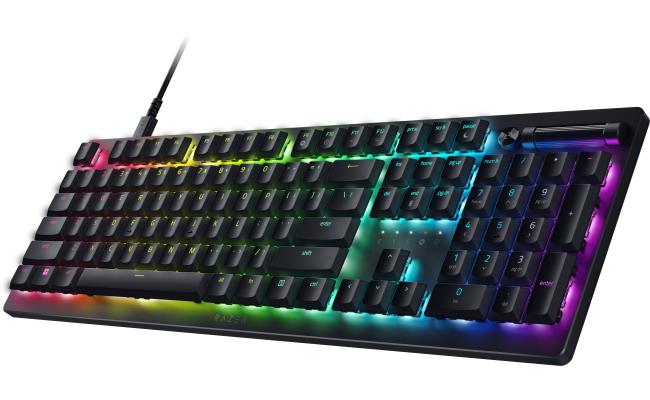 Razer Deathstalker V2 Low Profile Optical Switches Durable Keycaps & Aluminum Top Plate W/ Roller & Media Button Linear Red Razer Deathstalker V2 Low Profile Optical Switches Durable Keycaps & Aluminum Top Plate W/ Roller & Media Button Linear Red