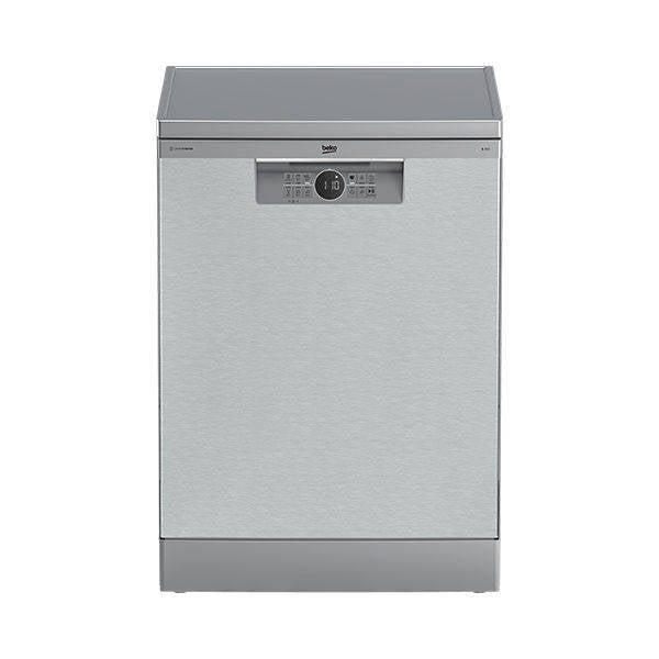 Beko Free Stand Dishwasher A++, 4Spray, 2Basket, 6Programs, 15Set, Inox - BDFN 36422 XQ