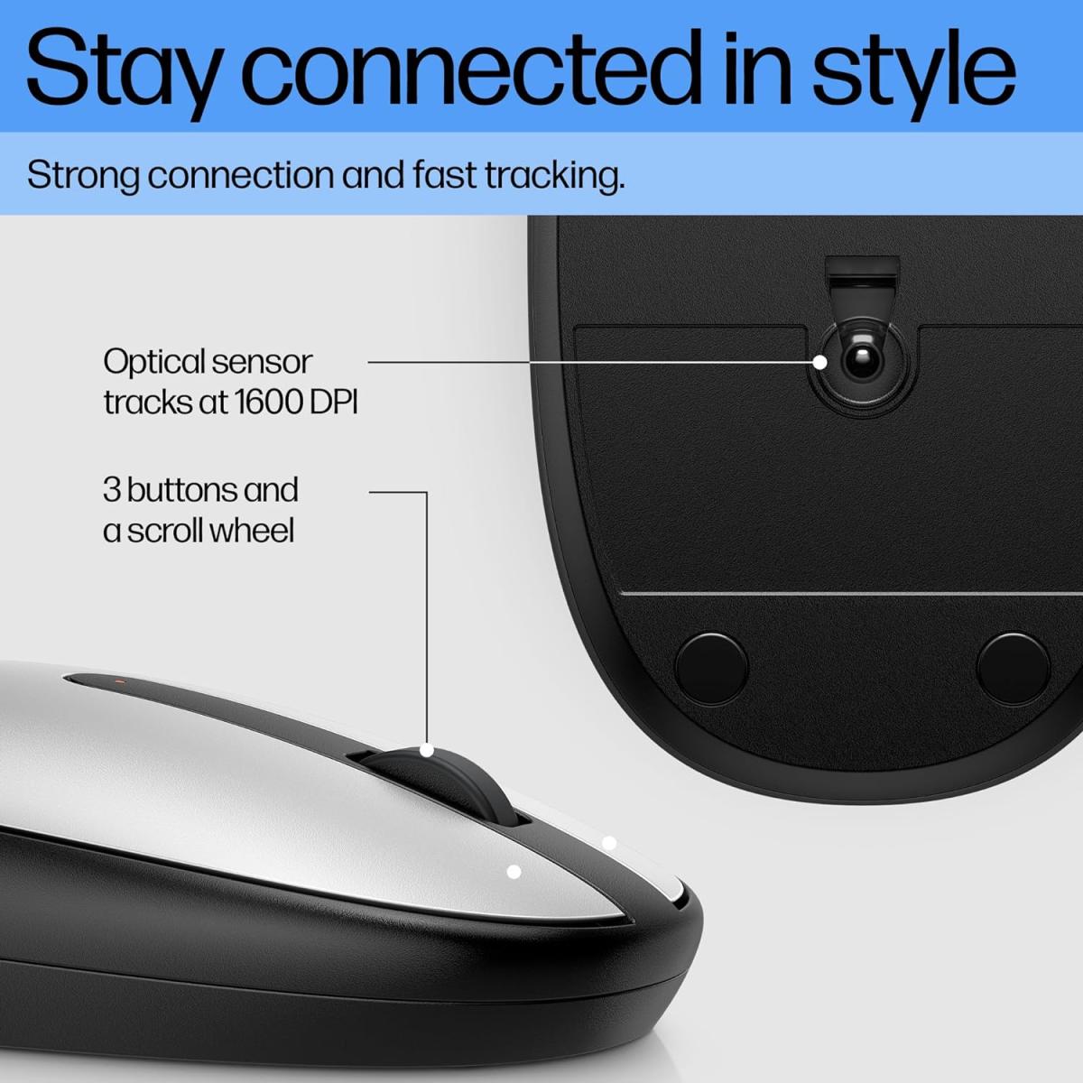 HP wireless Bluetooth gaming mouse for computer setup