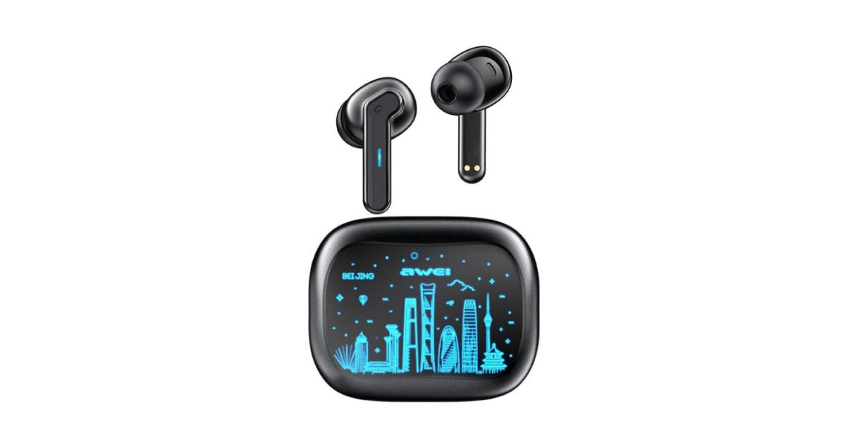 Awei T53 TWS Bluetooth Earbuds Gaming Wireless Headphones